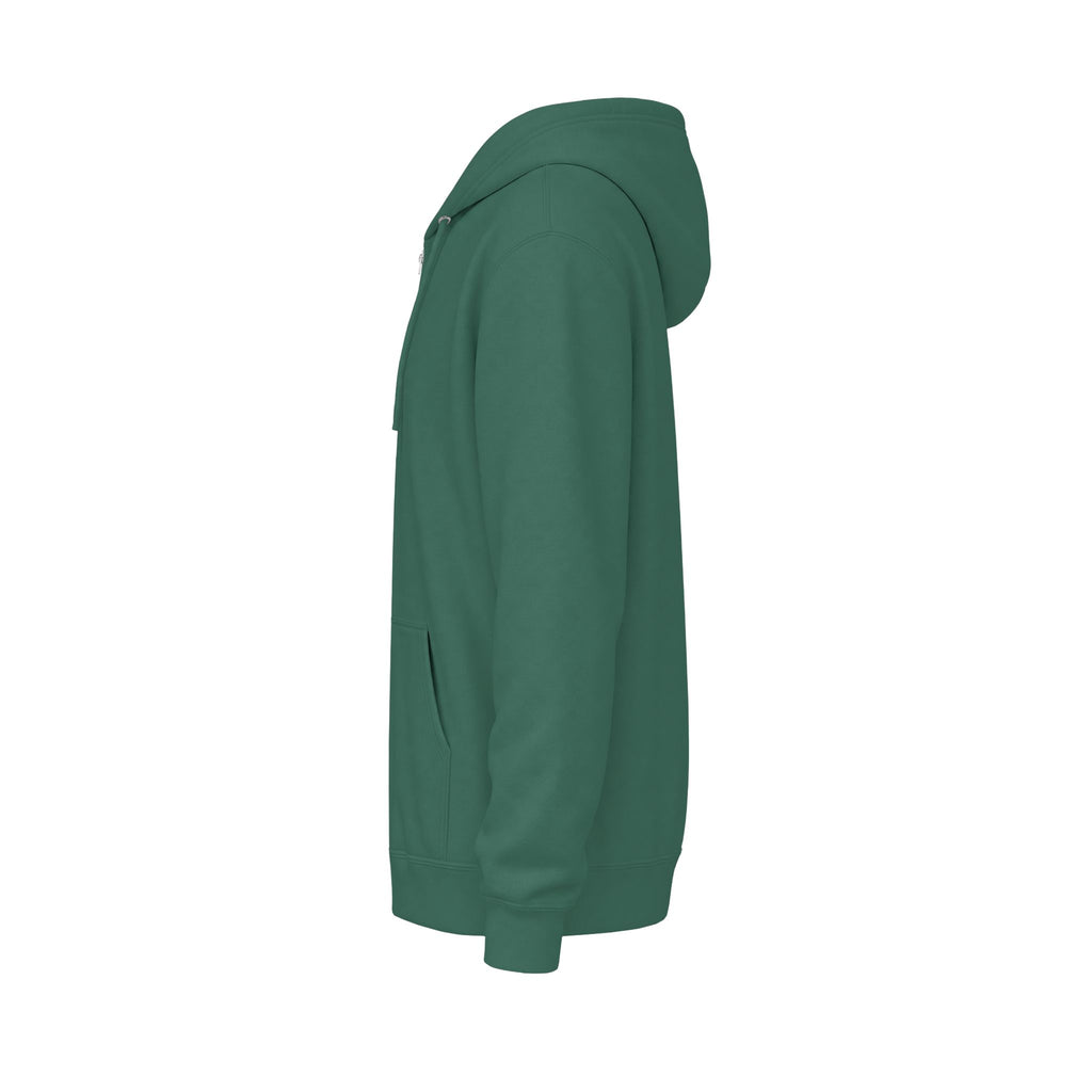 Awaken Eye Zip Hoodie — "So Happy To Be Here" Spiritual Graphic Zip-Up